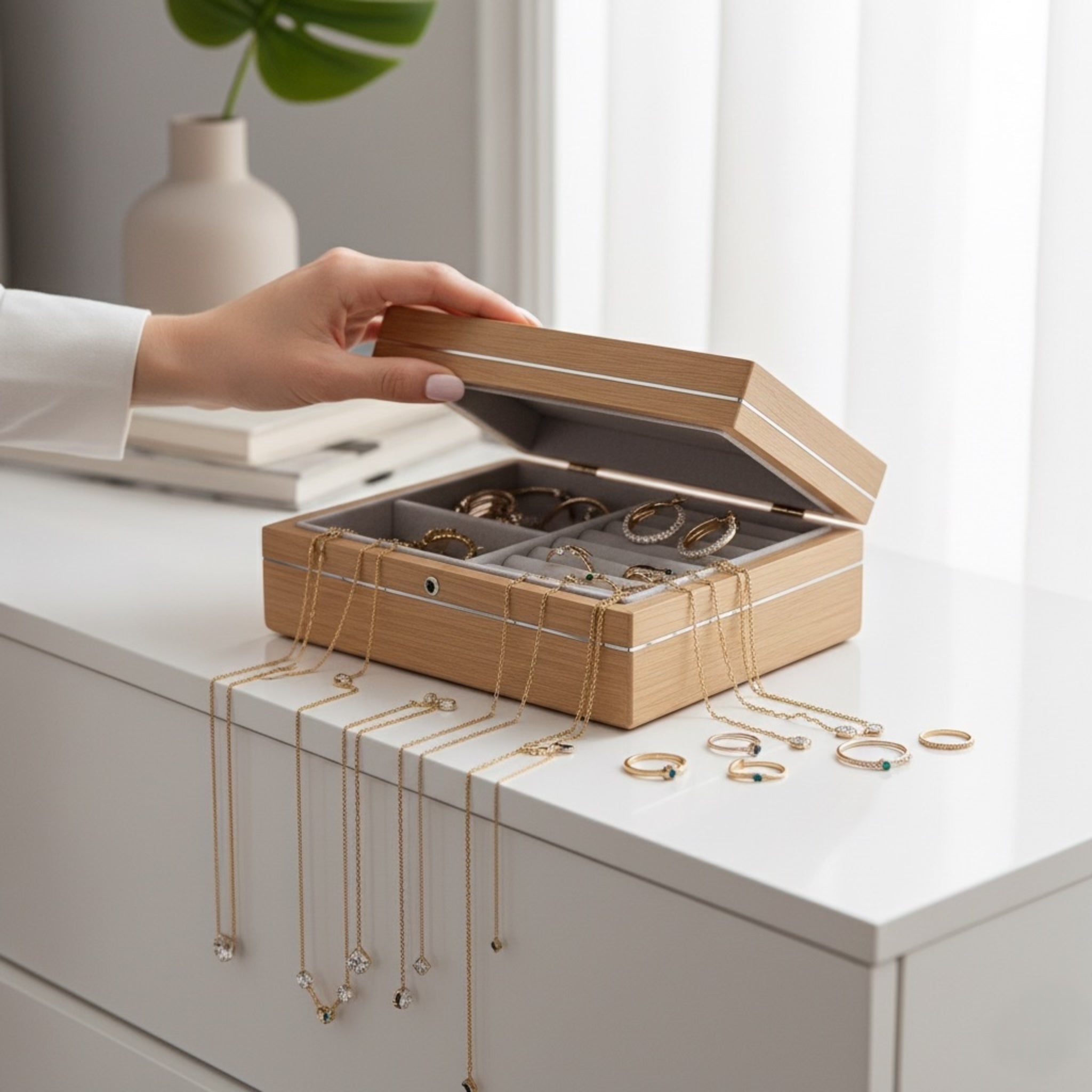 Collar Doble Corazón Dorado (Copia)