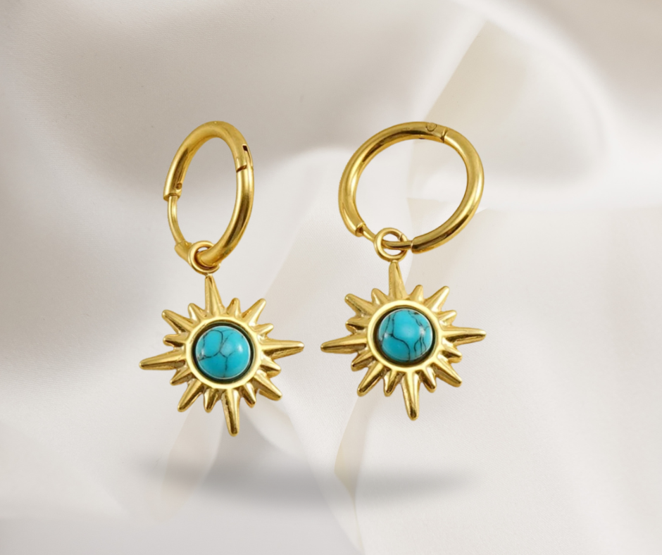 Aros Sol de Turquesa